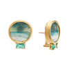Landscape: Ocean, White Sands Small Earclip
