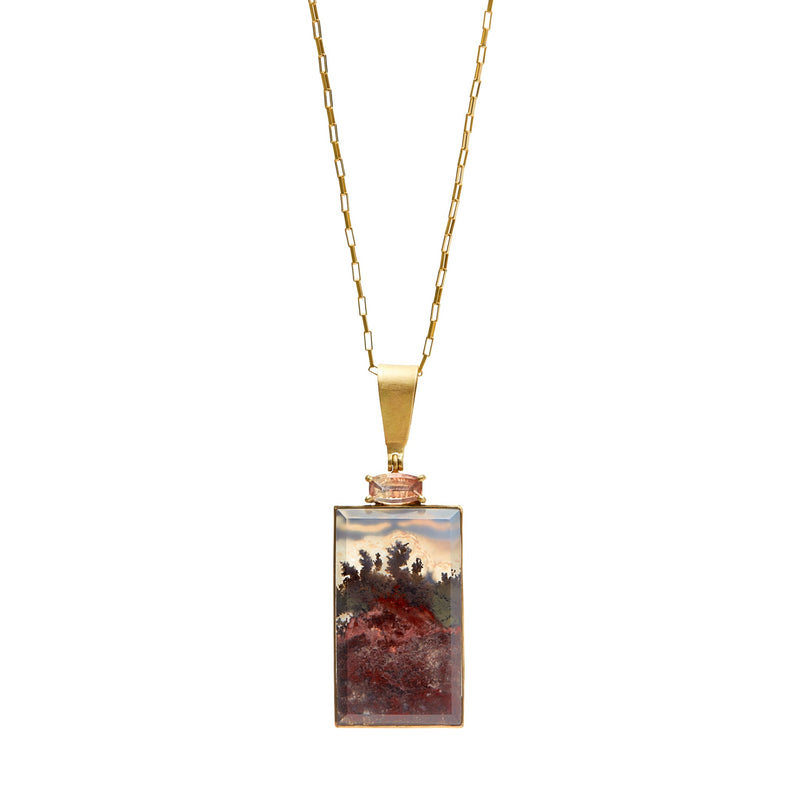 Landscape: Mountain, Forest Pendant