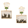 Landscape: Mountain, Conifer Earrings