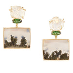 Landscape: Mountain, Conifer Earrings