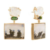 Landscape: Mountain, Conifer Earrings