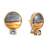 Landscape: Desert, Sandstorm Small Earclips