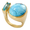 Tandem Ring, Lavender Turquoise