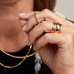 Gold Essentials Vermeil Medium Band Ring