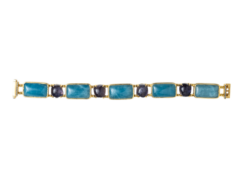 Petros Bracelet, Deep Aquamarine