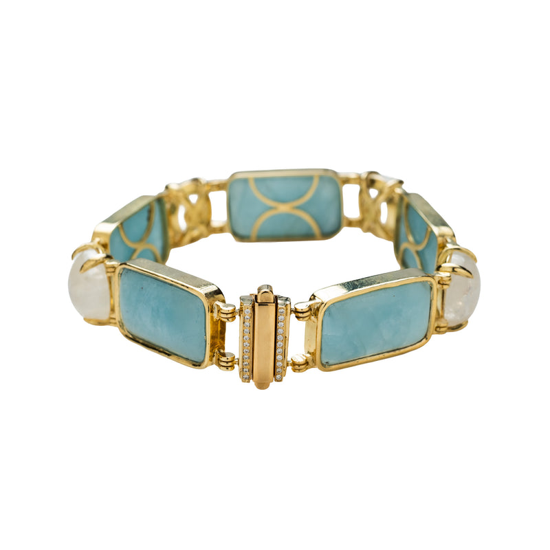 Petros Bracelet, Aquamarine