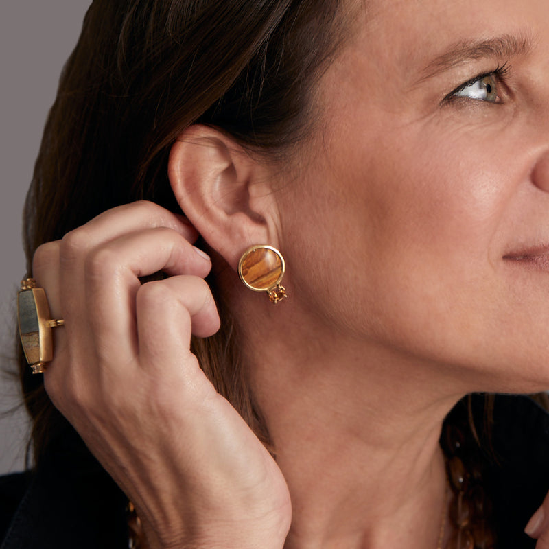 Landscape: Mountain, Mesa Small Earclips