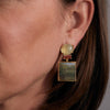 Landscape: Mountain, Lichen Earrings