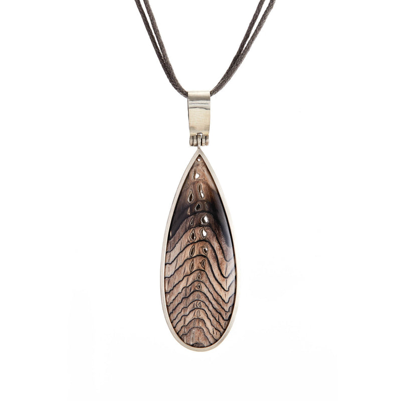 Petrified Sequoia Wood Pendant