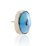 Lavender turquoise Lapel Pin