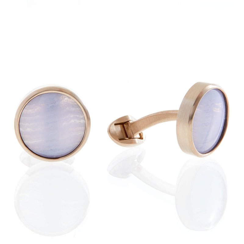 Chalcedony Cuff Link