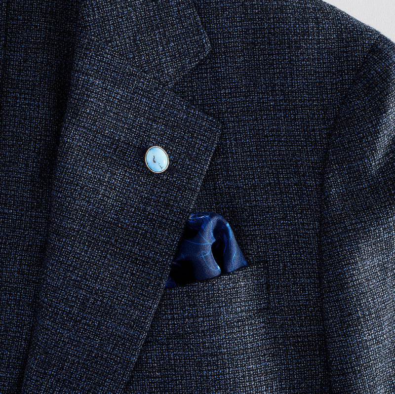 Lavender turquoise Lapel Pin