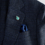 Chinese Turquoise Lapel Pin