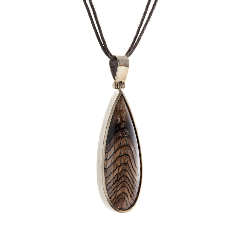 Petrified Sequoia Wood Pendant